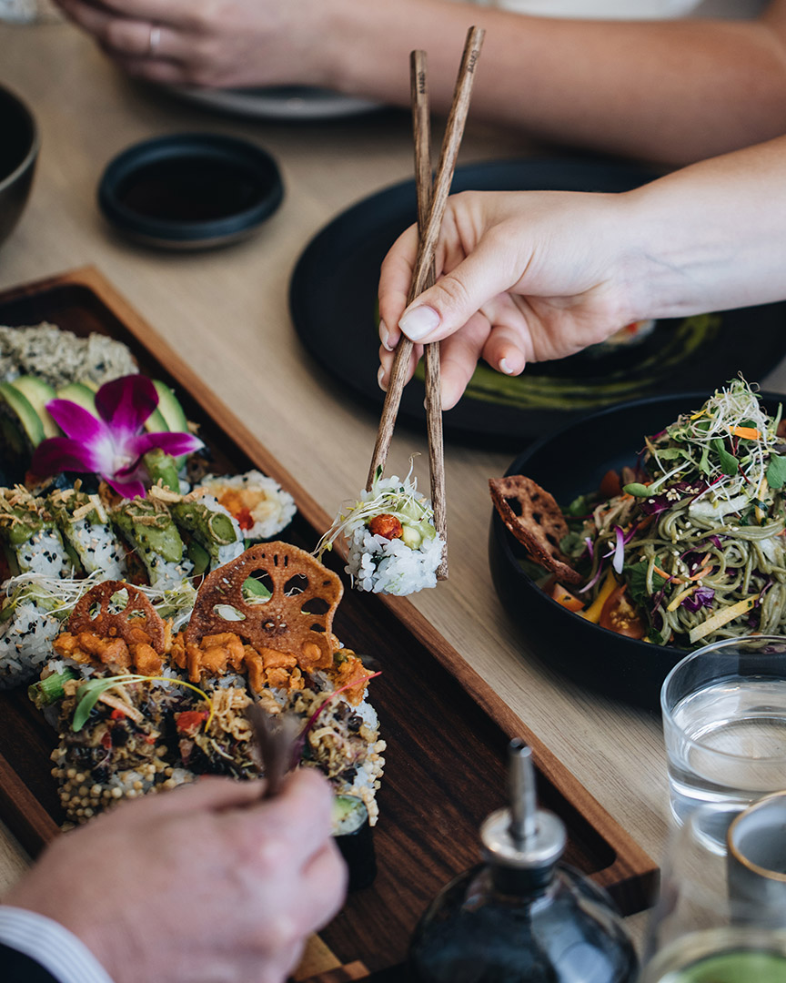 Assortment of BLOOM's dishes